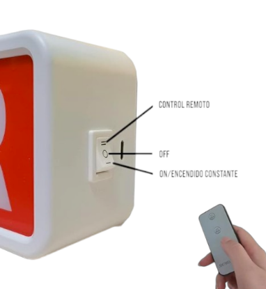 Imagen de Señal luminosa ON AIR con control remoto - Luz de grabación para estudios