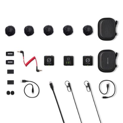 Imagen de Kit de micrófonos inalámbricos profesionales Wireless PRO RODE 