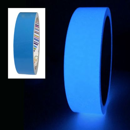 Imagen de Cinta adhesiva azul fosforescente 25mm x 5m CRE8