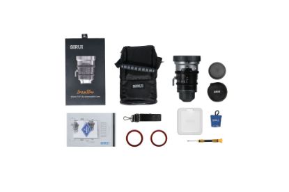 Imagen de Serie de lentes anamórficas IronStar 1.5× T1.9  FF SIRUI – 35mm / 45mm / 60mm (Flare Neutral o Azul)