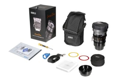 Imagen de Serie de lentes anamórficas IronStar 1.5× T1.9  FF SIRUI – 35mm / 45mm / 60mm (Flare Neutral o Azul)