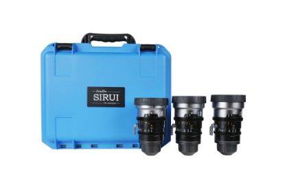 Imagen de Serie de lentes anamórficas IronStar 1.5× T1.9  FF SIRUI – 35mm / 45mm / 60mm (Flare Neutral o Azul)