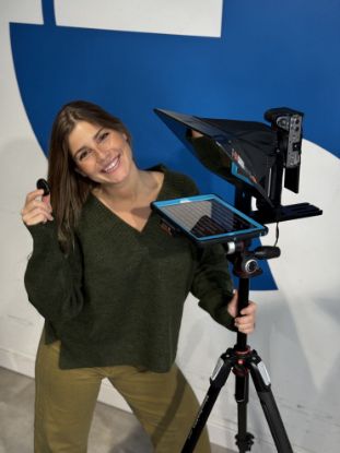 Imagen de Teleprompter LENSGO TC12 para IPAD y tablets